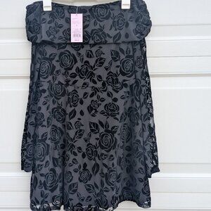 NWT-Wild Fable off the shoulder floral burnout sheer dress- Small